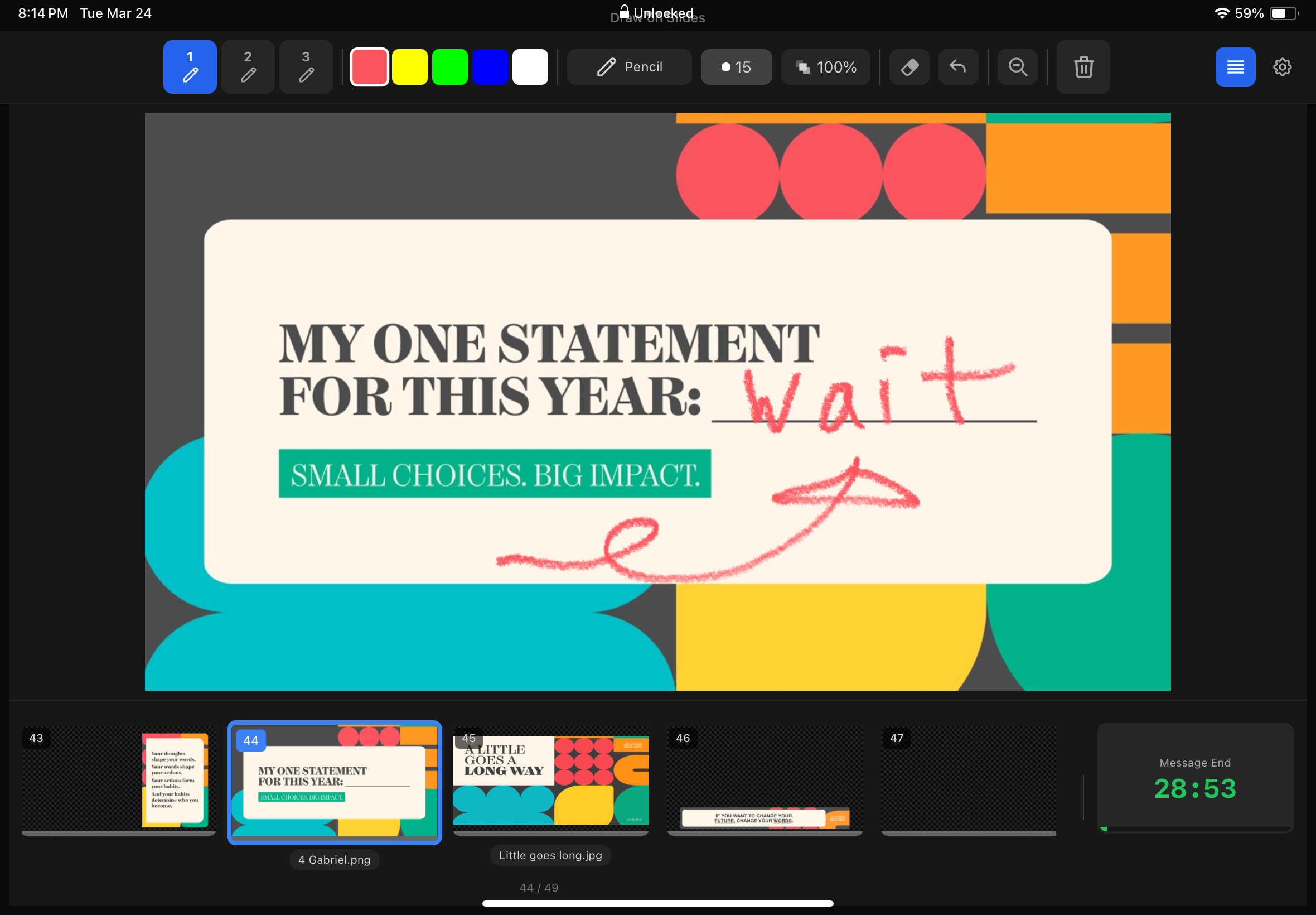 Draw on Slides App